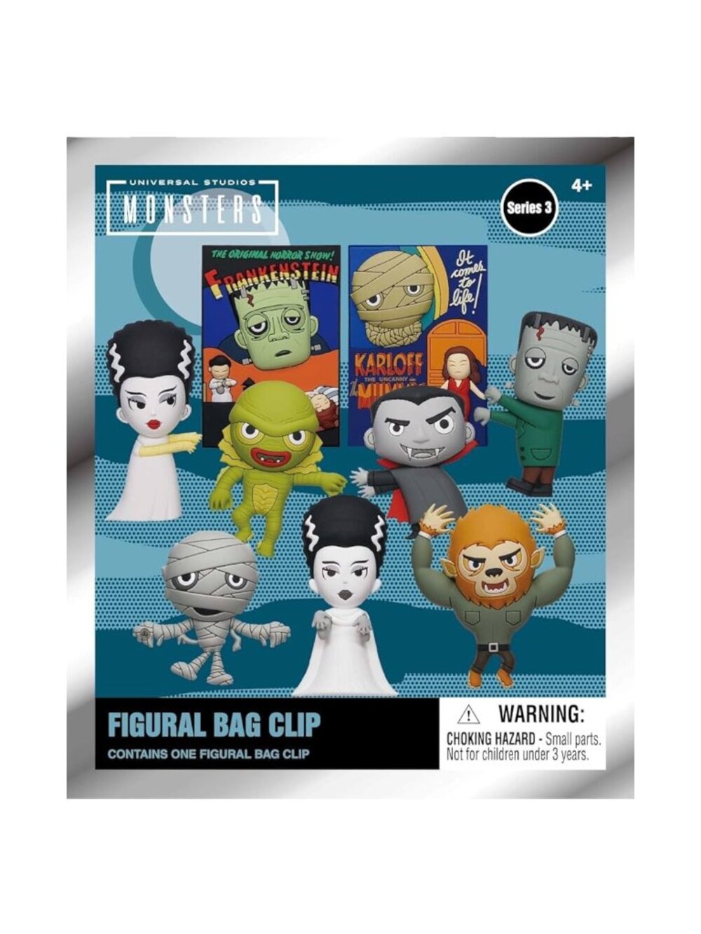 Universal Horror Series 3 Collectible 3D Mystery Bag Clip